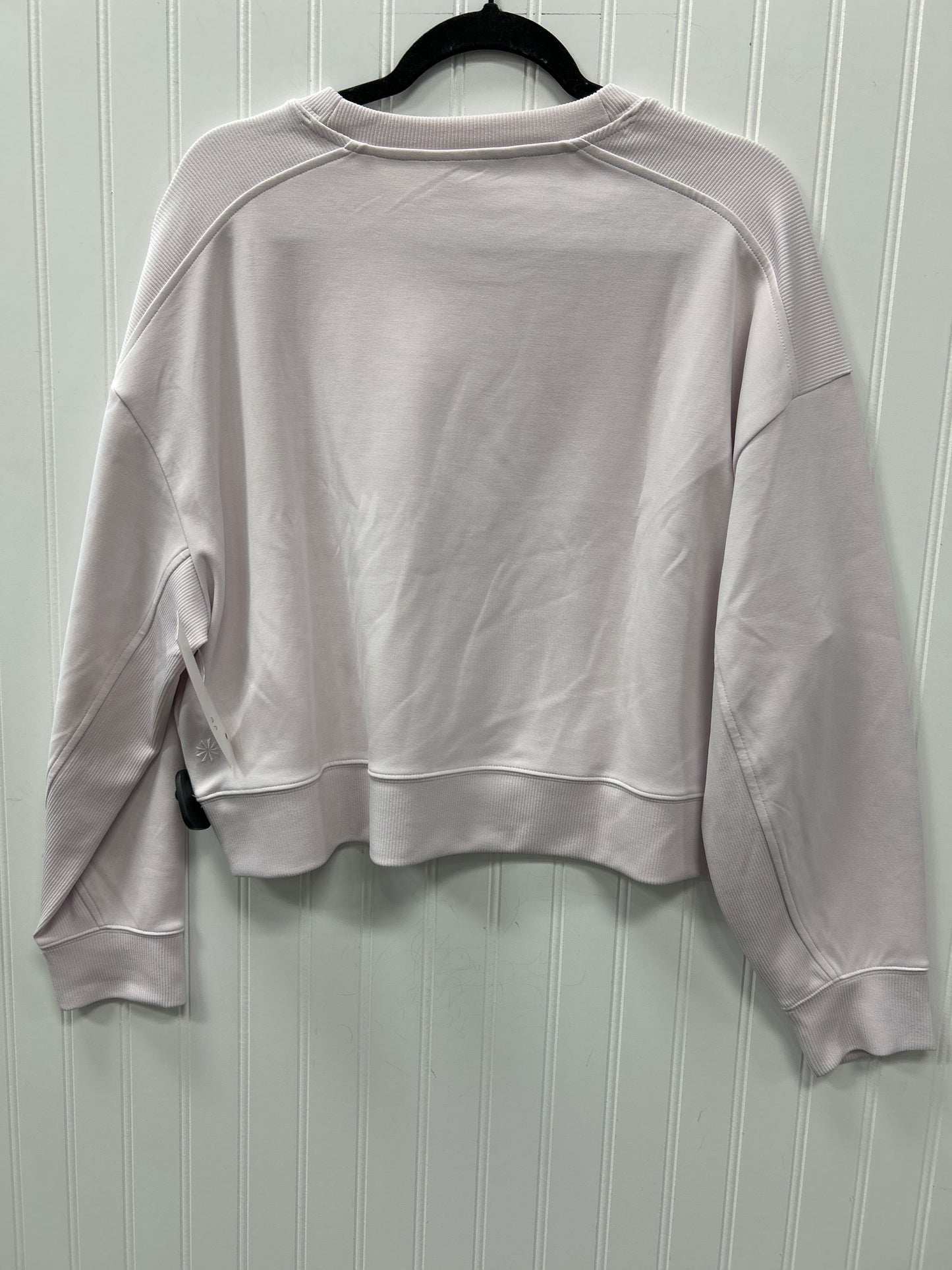 Athletic Top Ls Crewneck By Athleta In Pink, Size:L