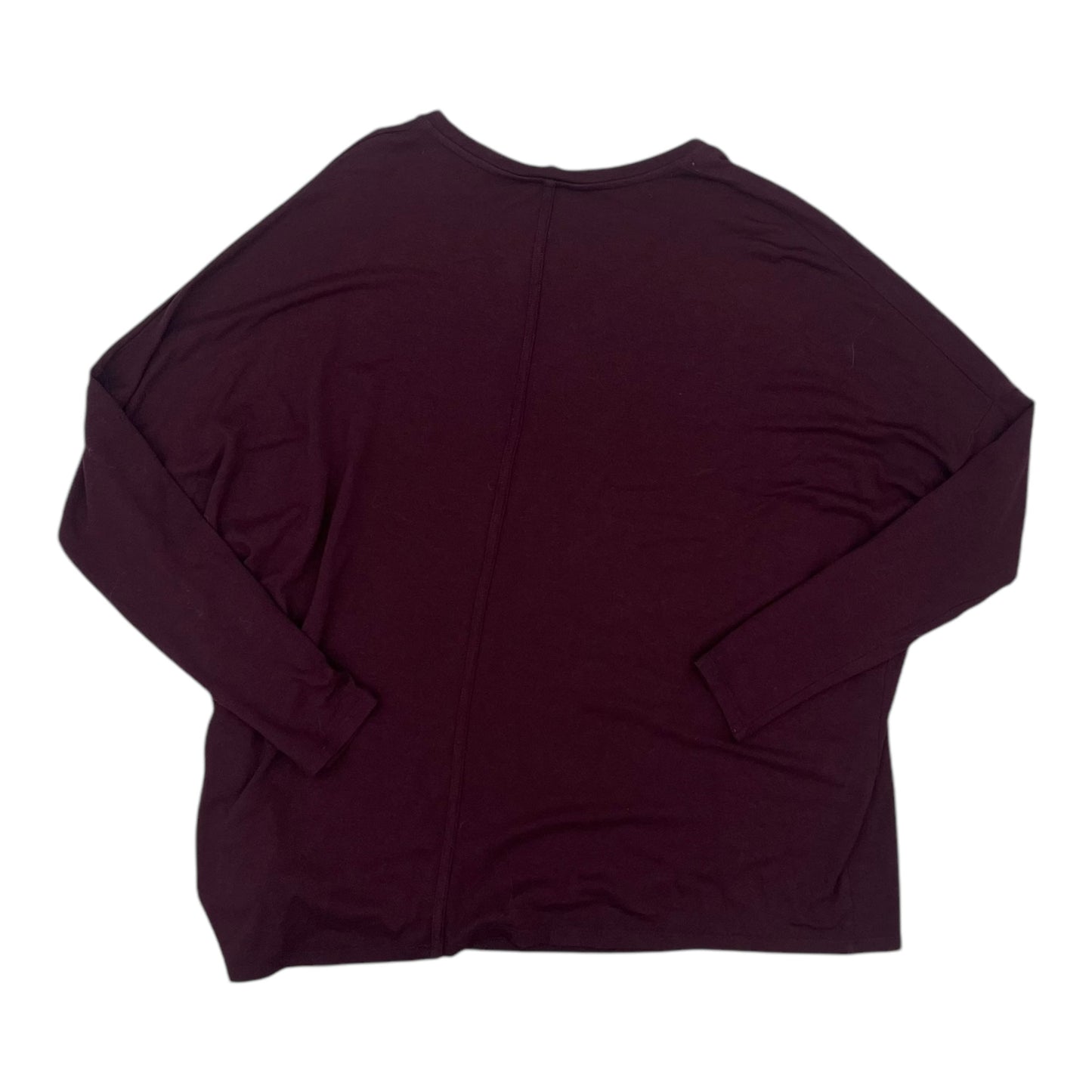 Top Ls Basic By Athleta In Maroon, Size:M