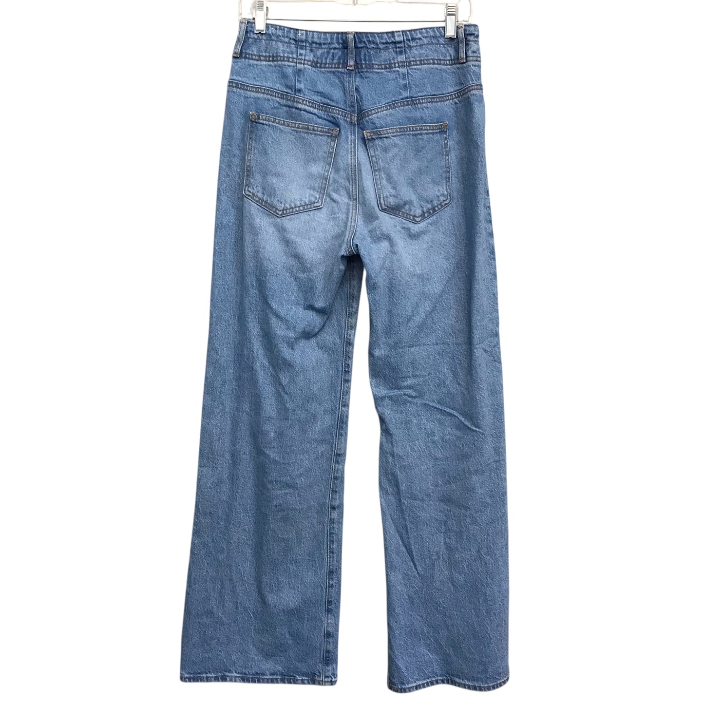 Jeans Wide Leg By Loft In Blue Denim, Size:4