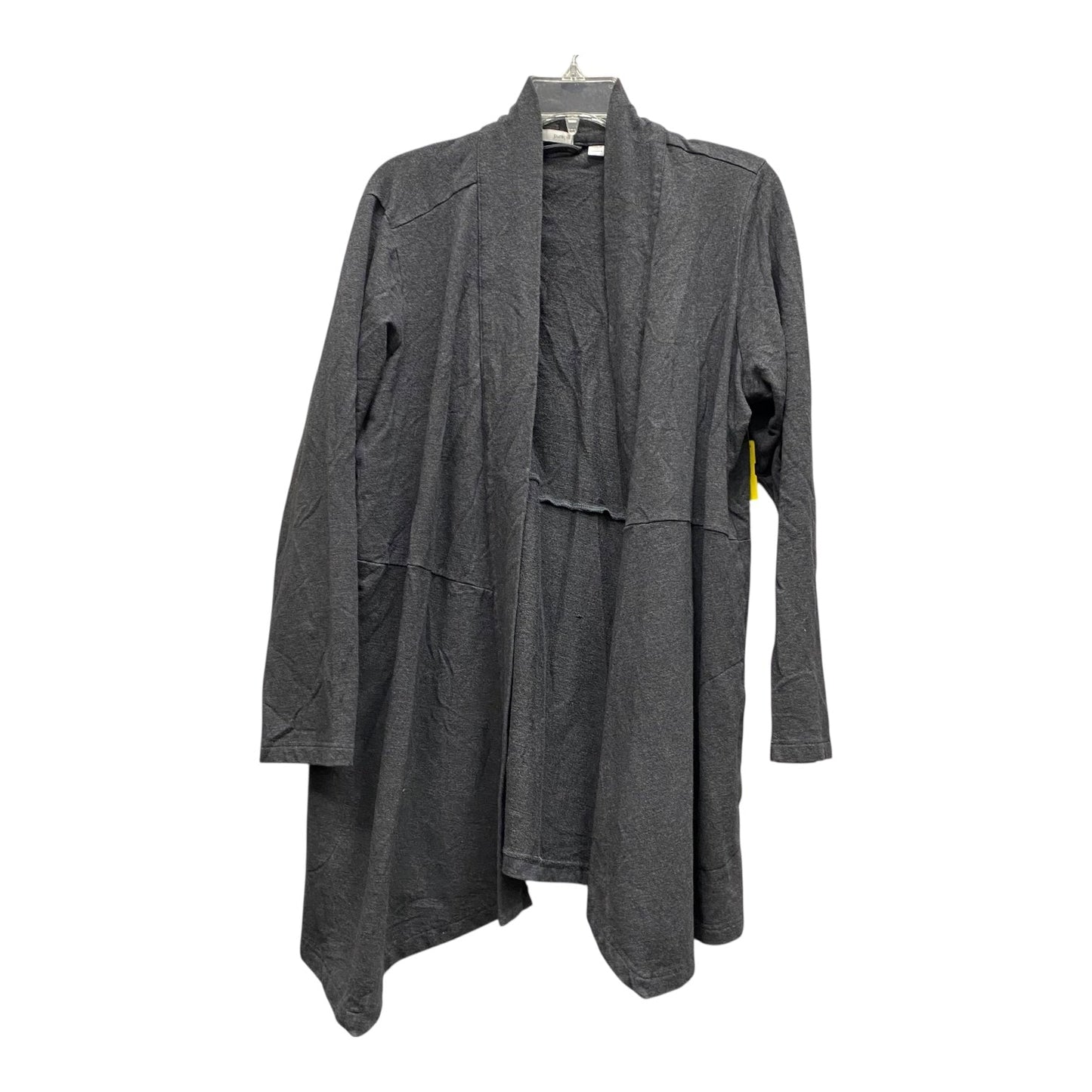 Sweater Cardigan By Pure Jill In Grey, Size:1X