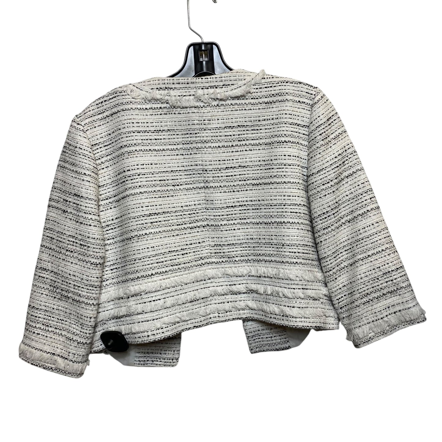 Blazer Designer By Karl Lagerfeld In Black & White, Size:M