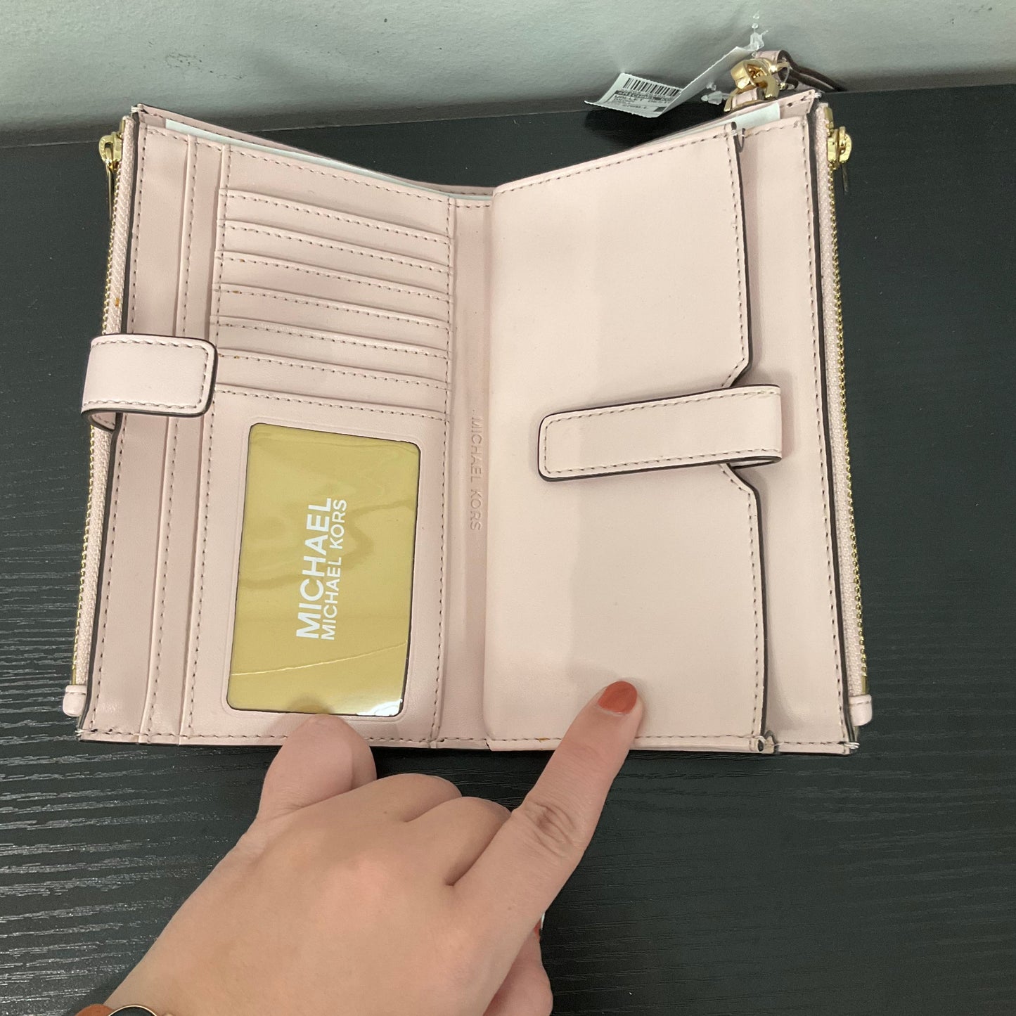 Wallet Designer By Michael Kors In Brown, Size:Small