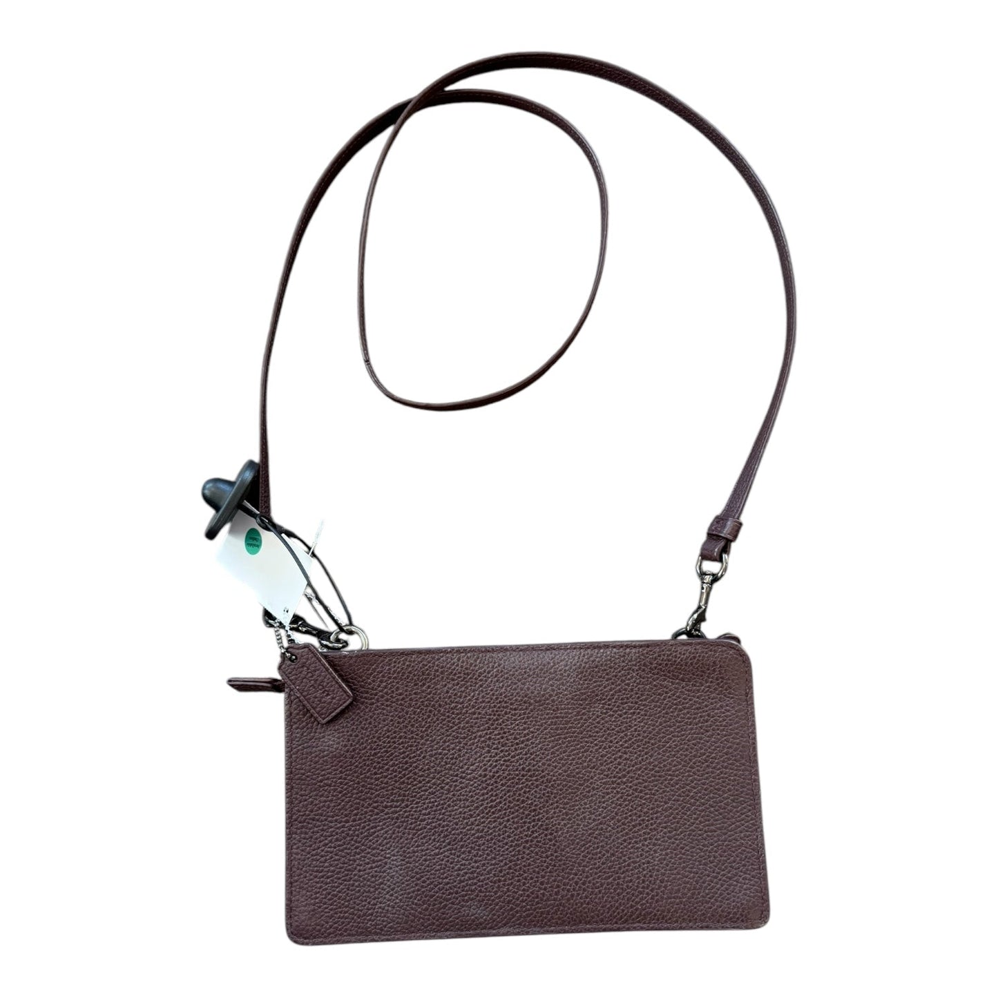 Handbag Designer By Coach In Maroon, Size:Small