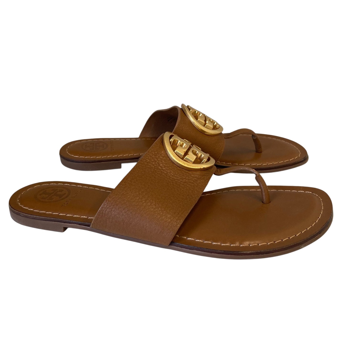 Sandals Designer By Tory Burch In Brown, Size:6