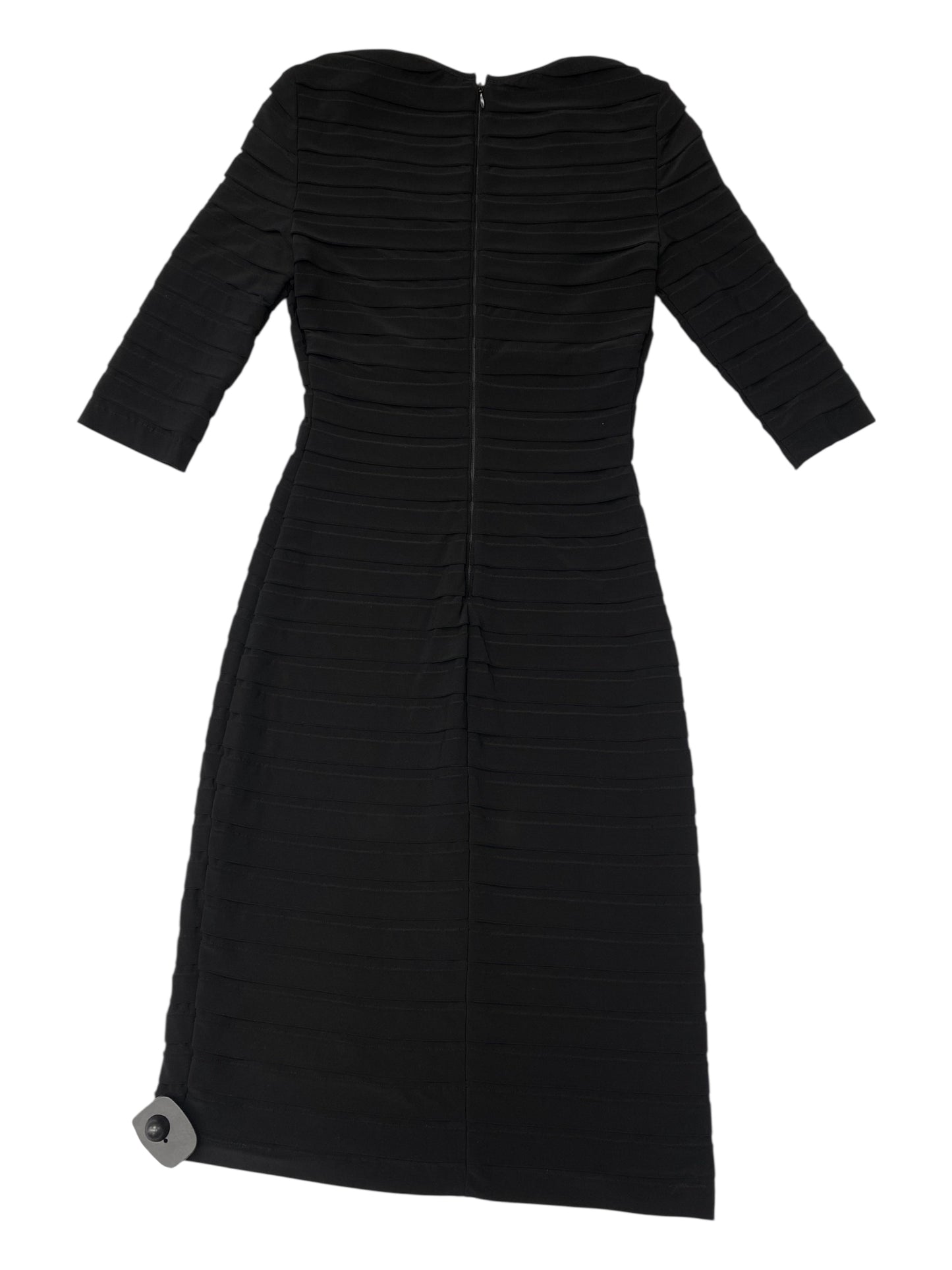 Dress Party Midi By Adrianna Papell In Black, Size:2