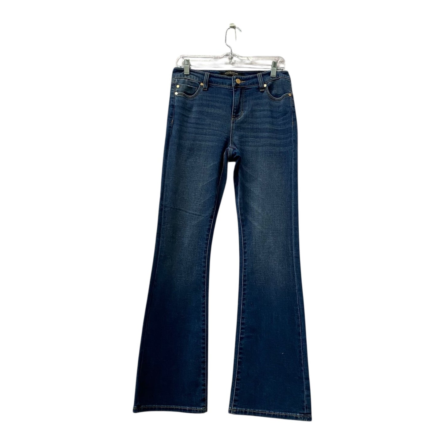 Jeans Boot Cut By Liverpool In Blue, Size:4