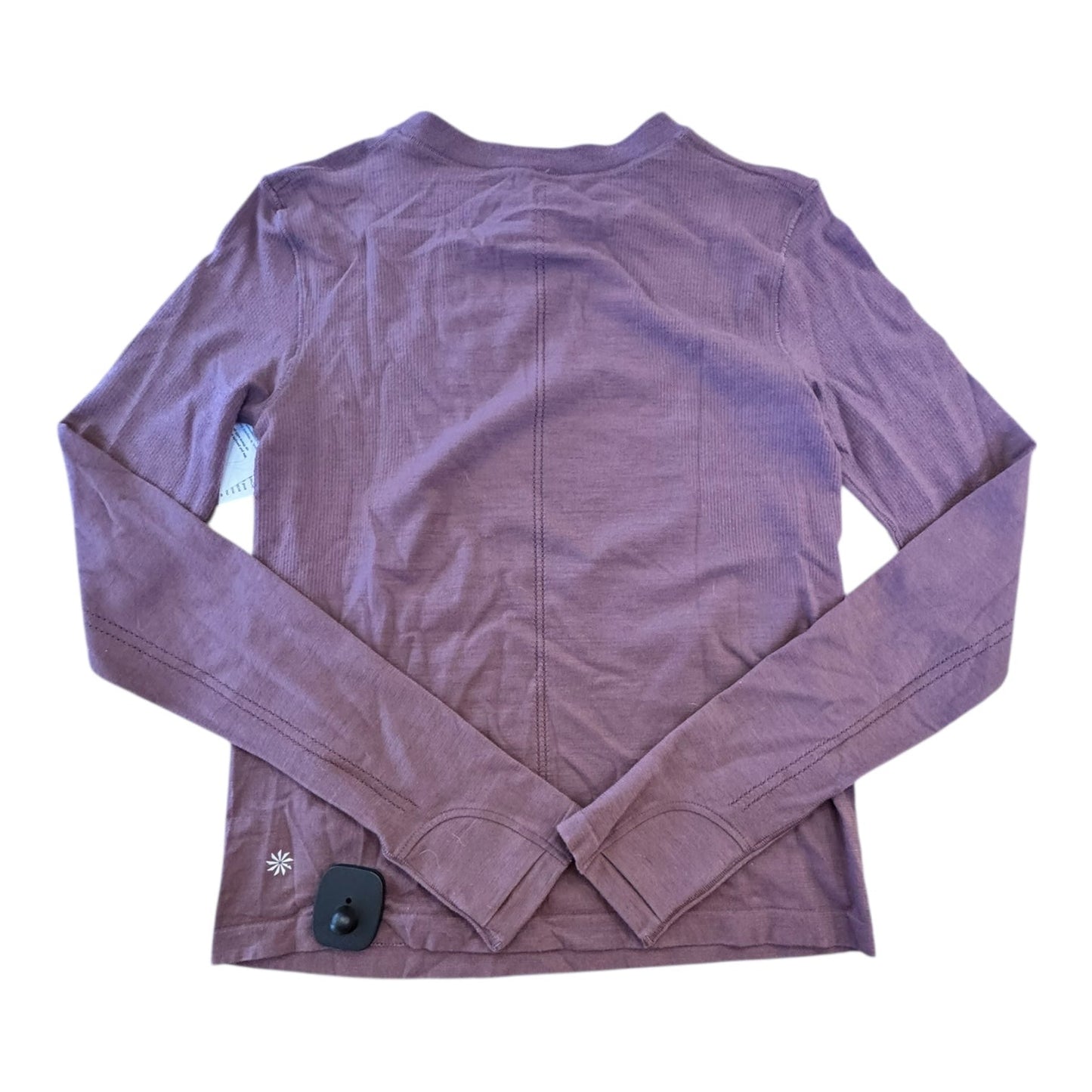 Athletic Top Ls Crewneck By Athleta In Purple, Size:M