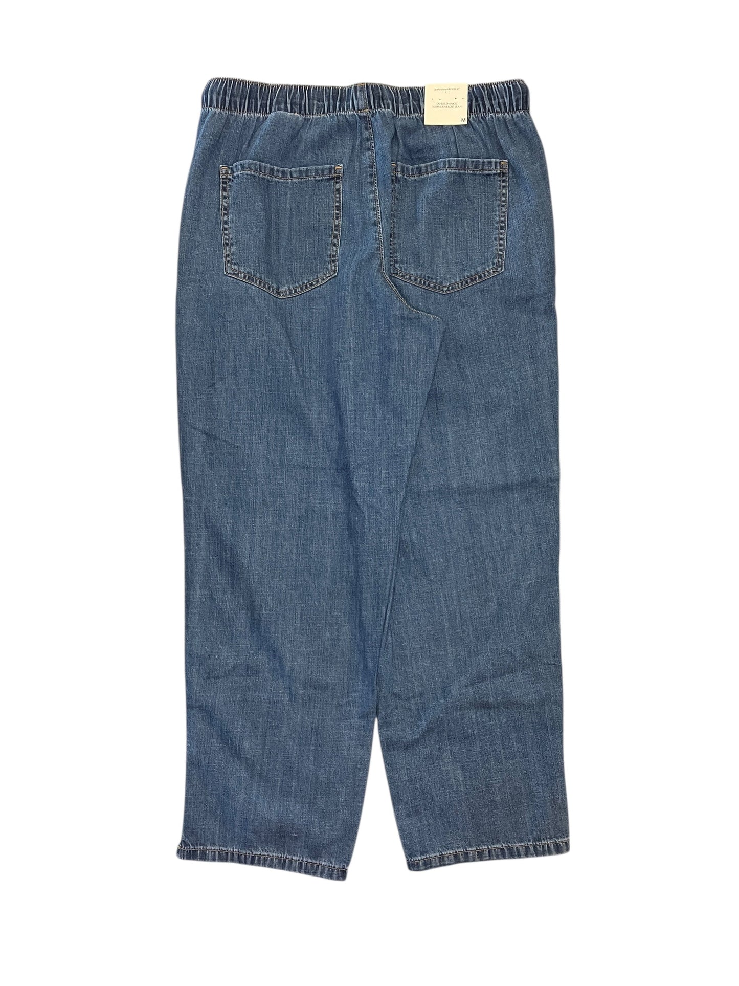 Pants Wide Leg By Banana Republic In Blue Denim, Size:M