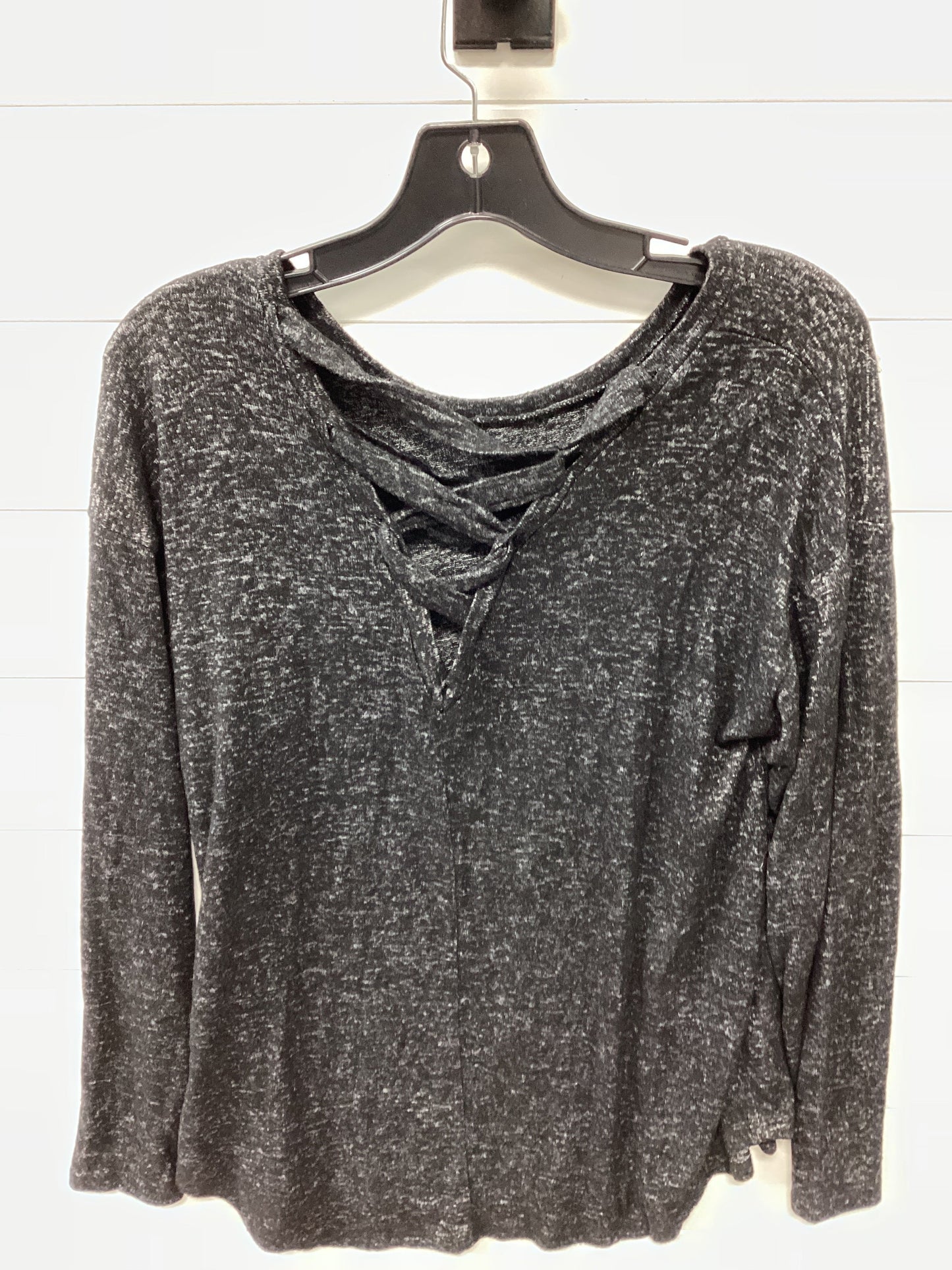 Top Ls By Bobeau In Black, Size:L