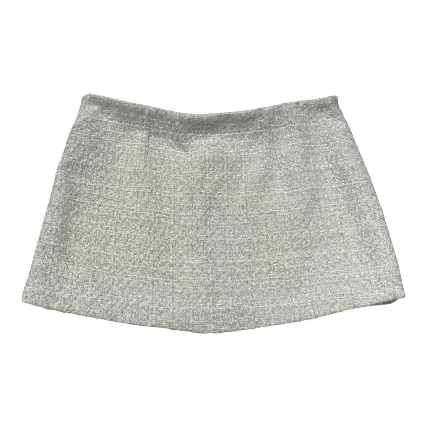 Skirt Mini & Short By Abercrombie And Fitch In White, Size:Xl