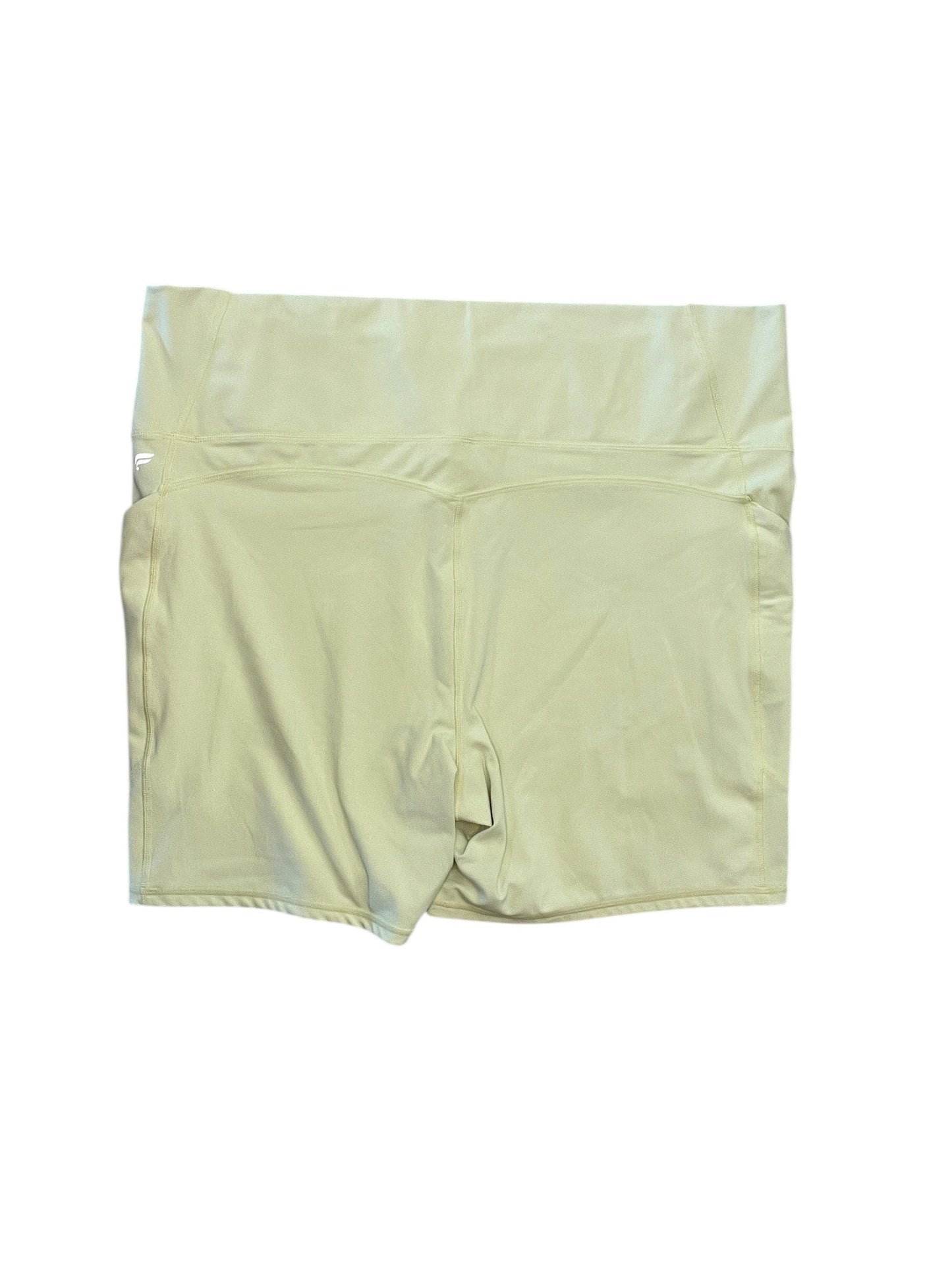 Athletic Shorts By Fabletics In Yellow, Size:3X