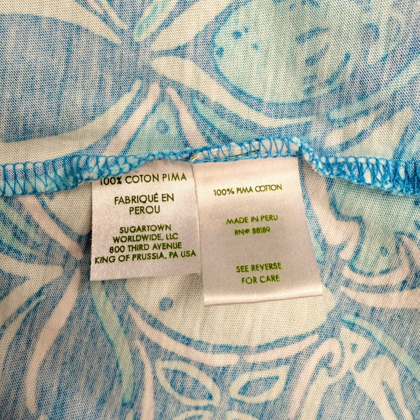 Dress Designer By Lilly Pulitzer In Blue & White, Size: S