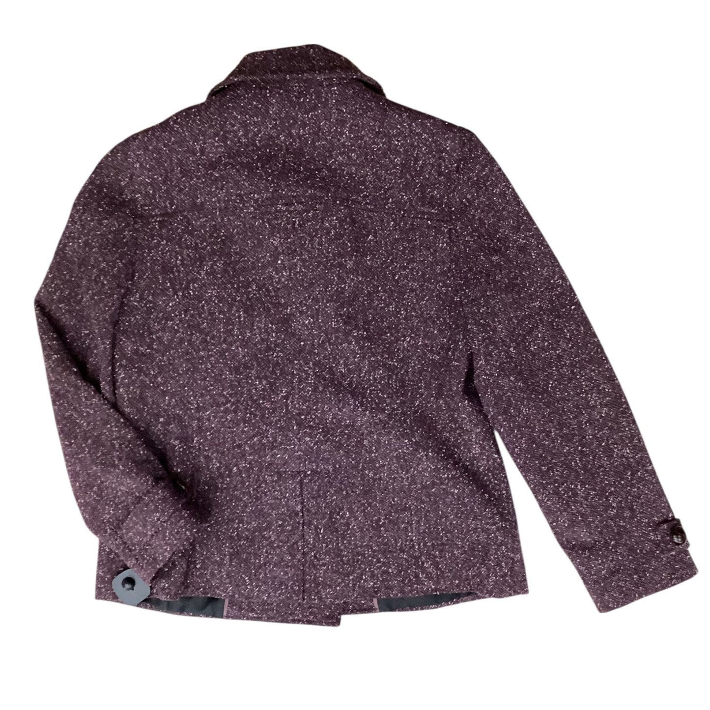 Coat Peacoat By L.L. Bean In Purple, Size:S