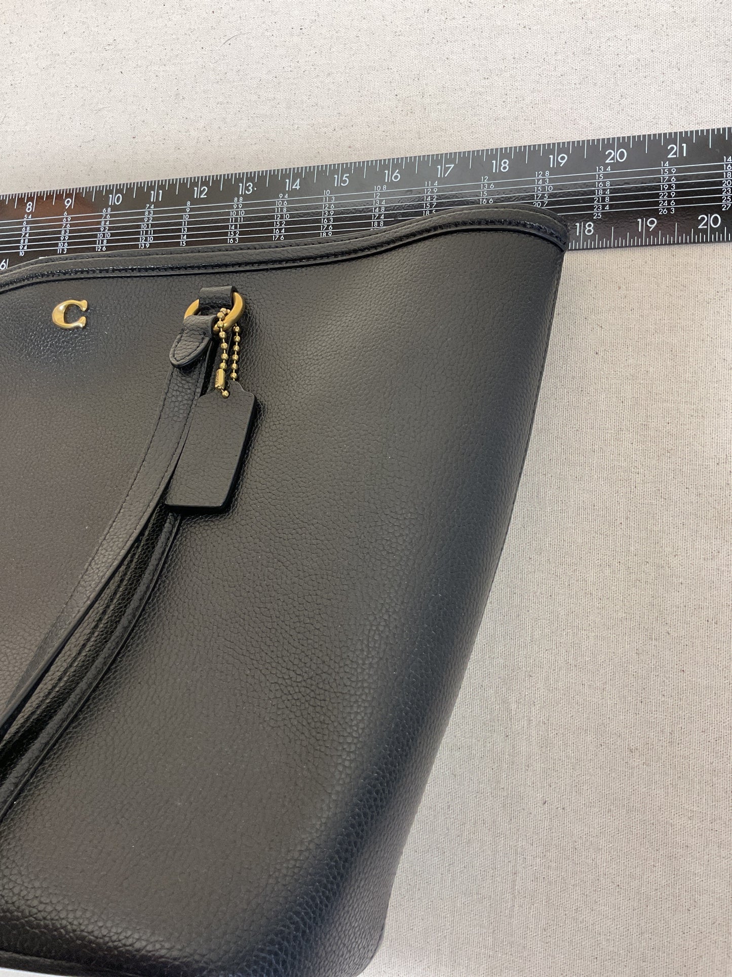 Tote Designer By Coach In Black, Size:Large
