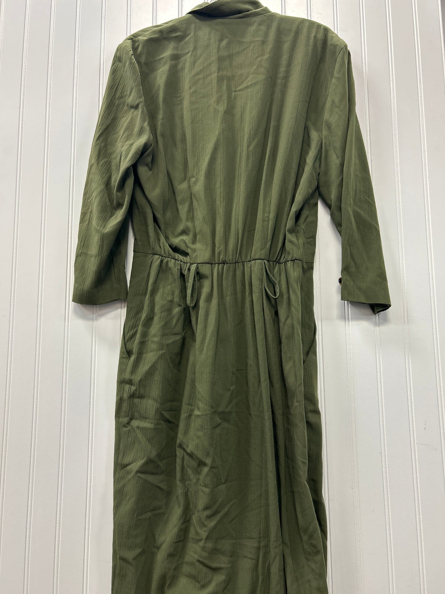Dress Casual Maxi By Cmc In Green, Size:L