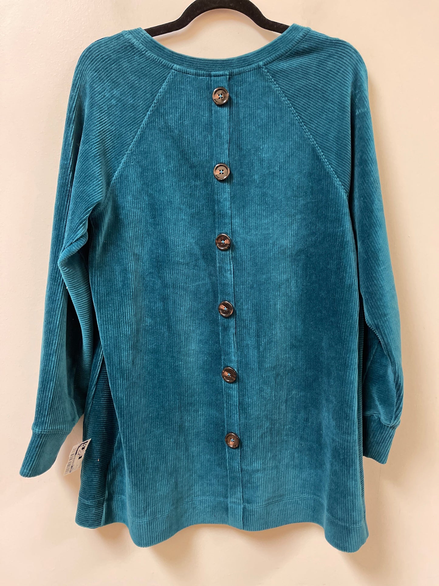 Sweater By Soft Surroundings In Teal, Size: M