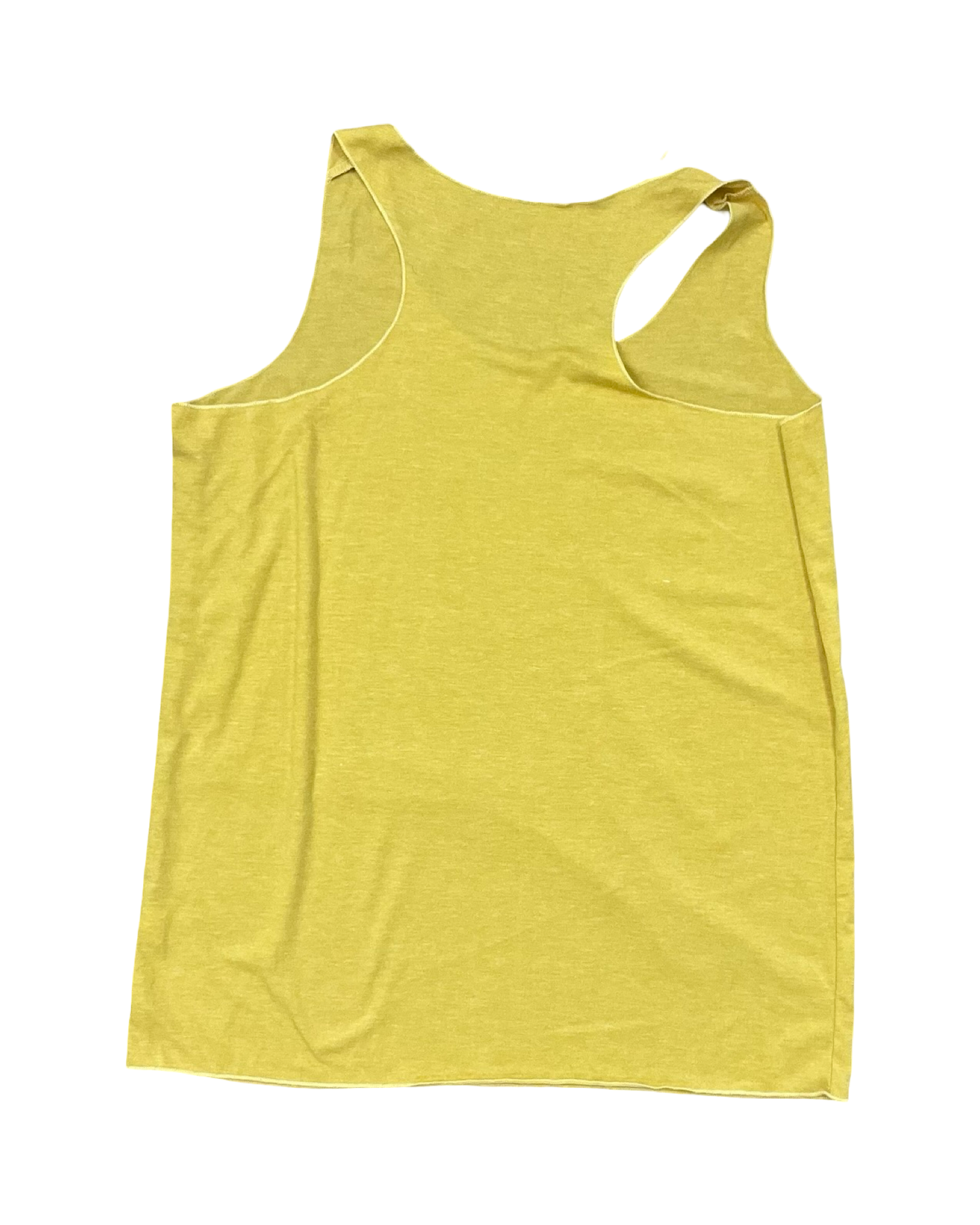 Top Sleeveless By Clothes Mentor In Yellow, Size:Xl