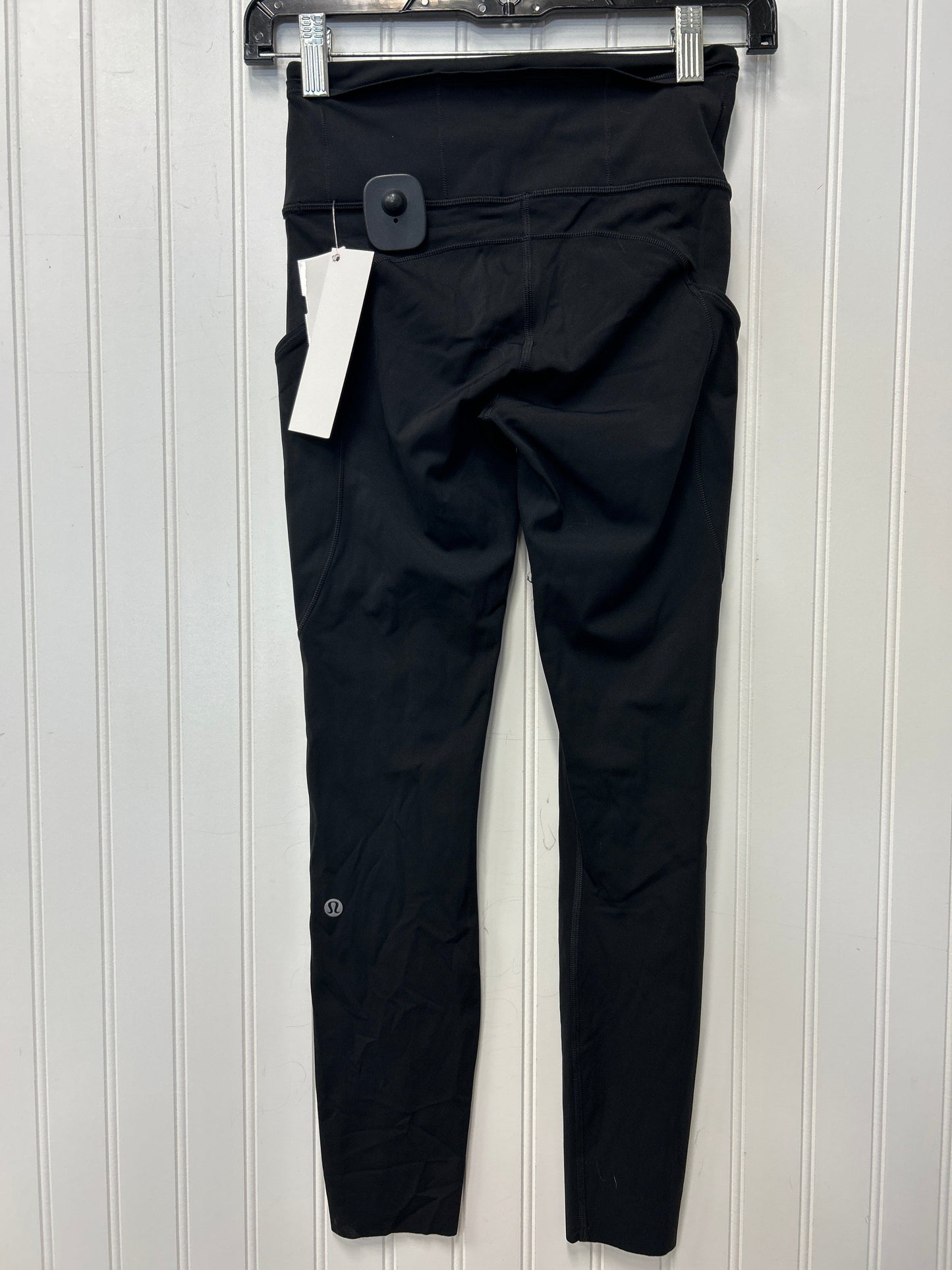 Athletic Leggings By Lululemon In Black, Size:4