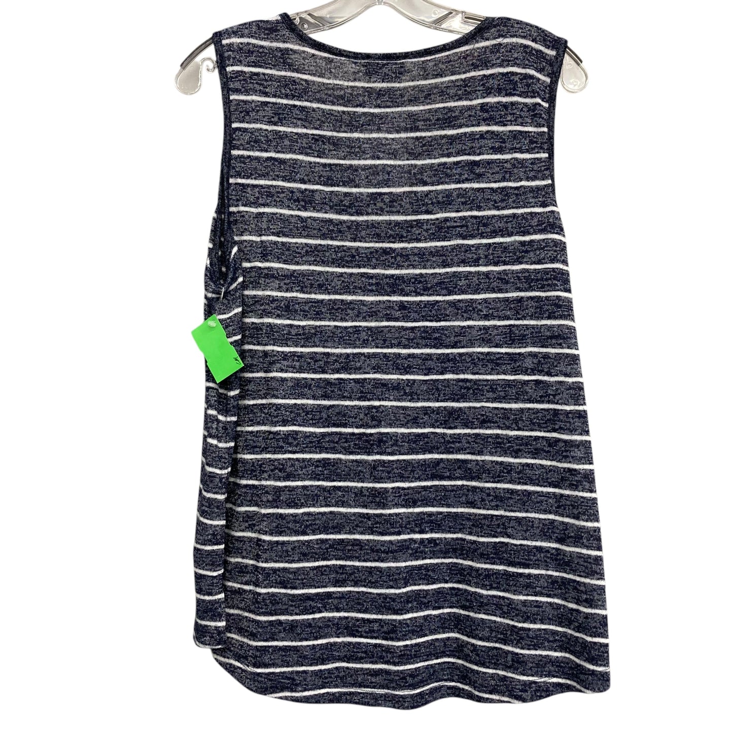 Top Sleeveless By Jones New York In Striped Pattern, Size:Xl