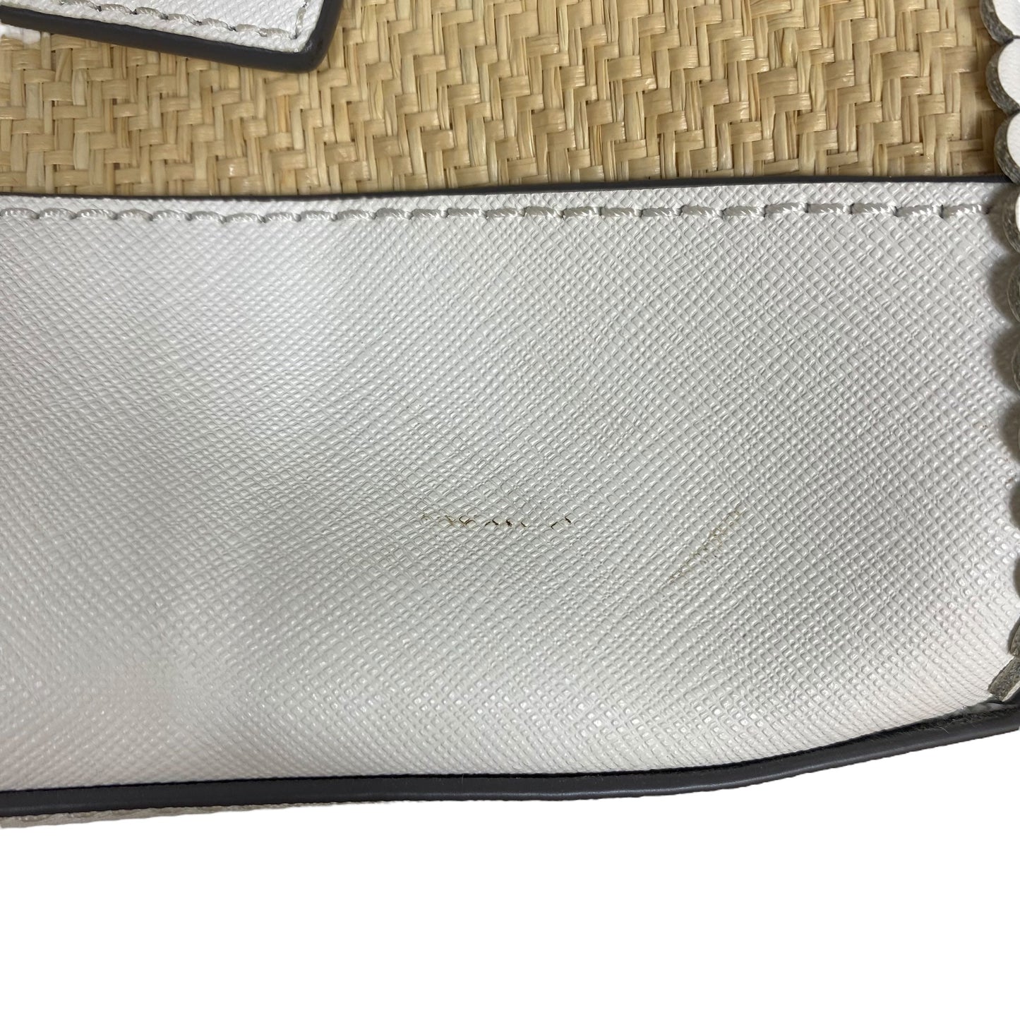 Handbag Designer By Kate Spade In Cream & Tan, Size:Medium