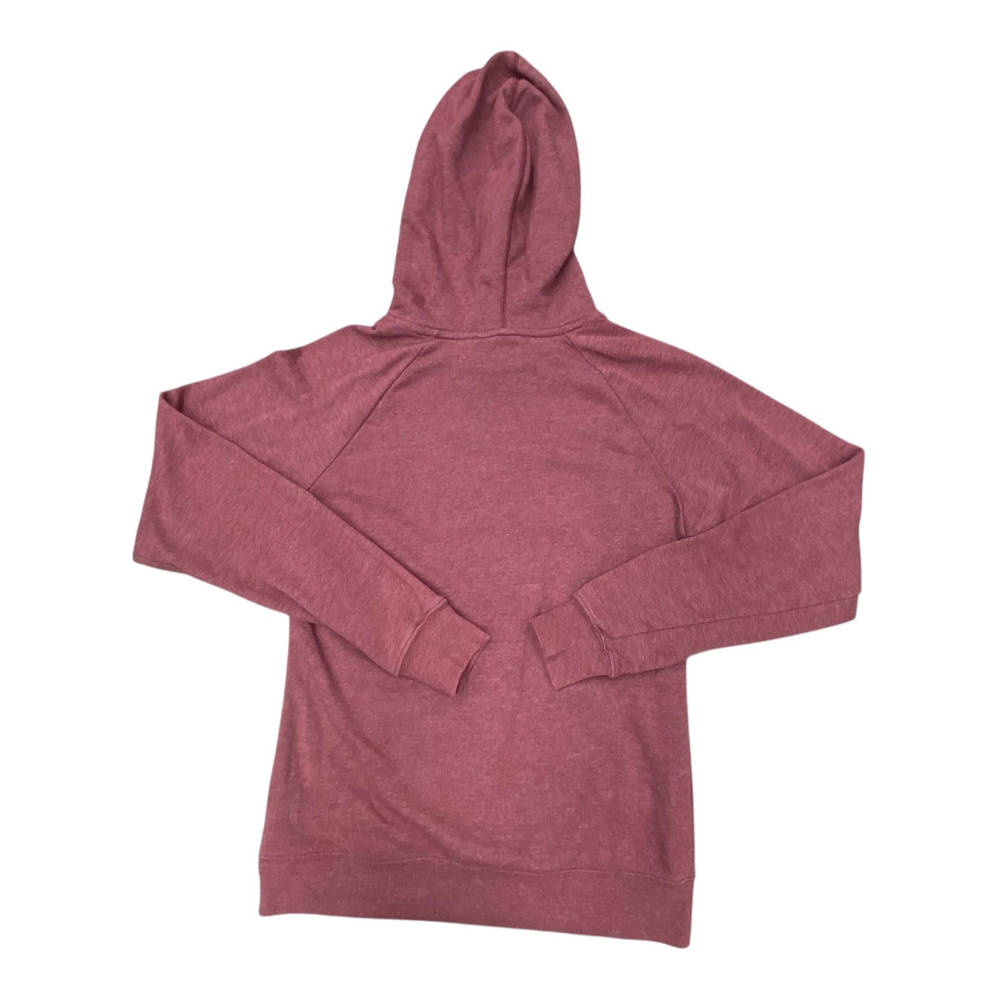 Athletic Sweatshirt Hoodie By The North Face In Maroon, Size:M