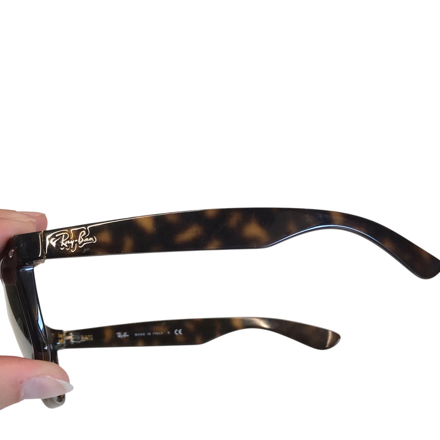 Sunglasses Designer By Ray Ban In Tortoise Shell Print