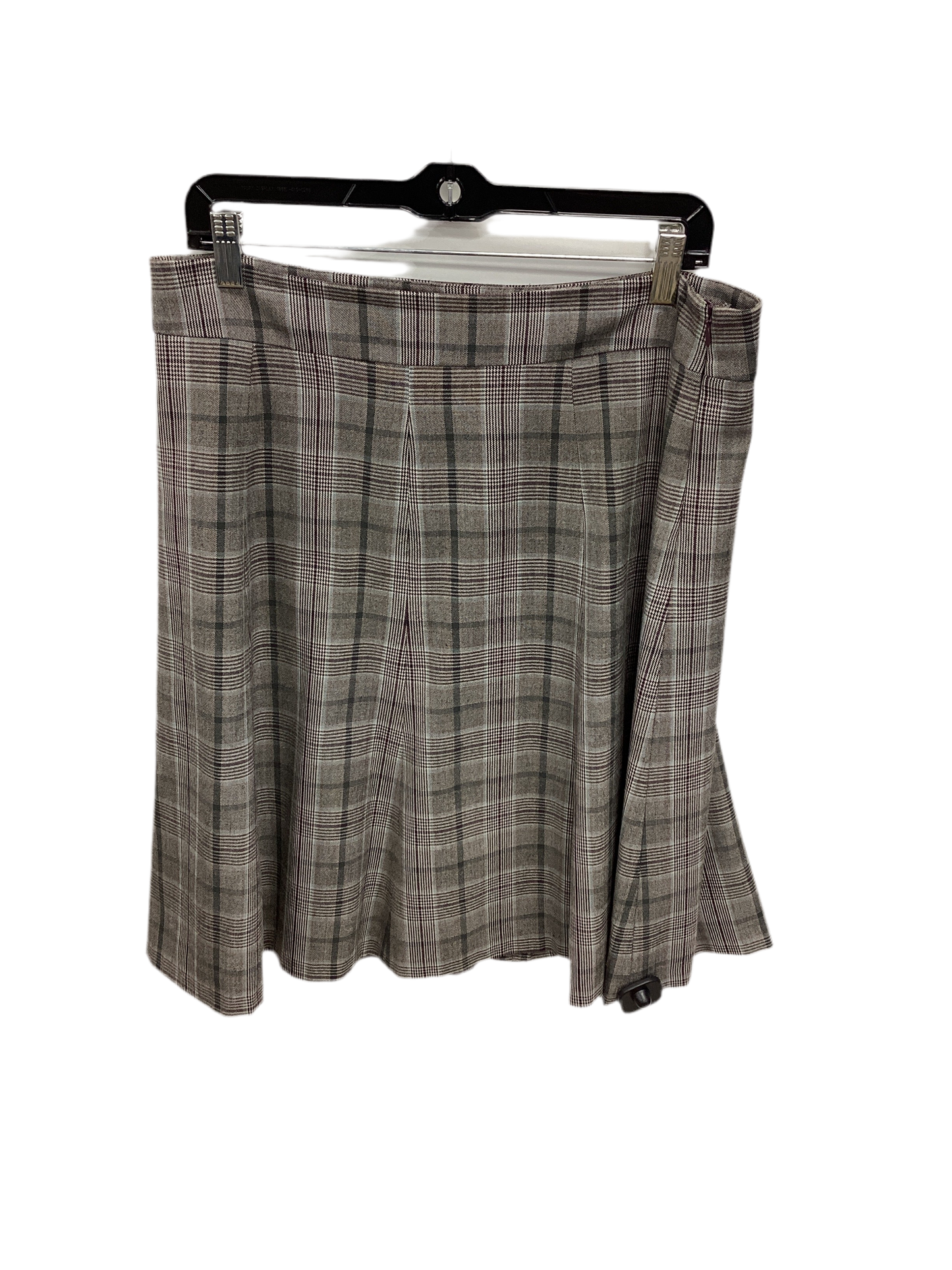 Skirt Midi By Covington In Plaid Pattern, Size:12