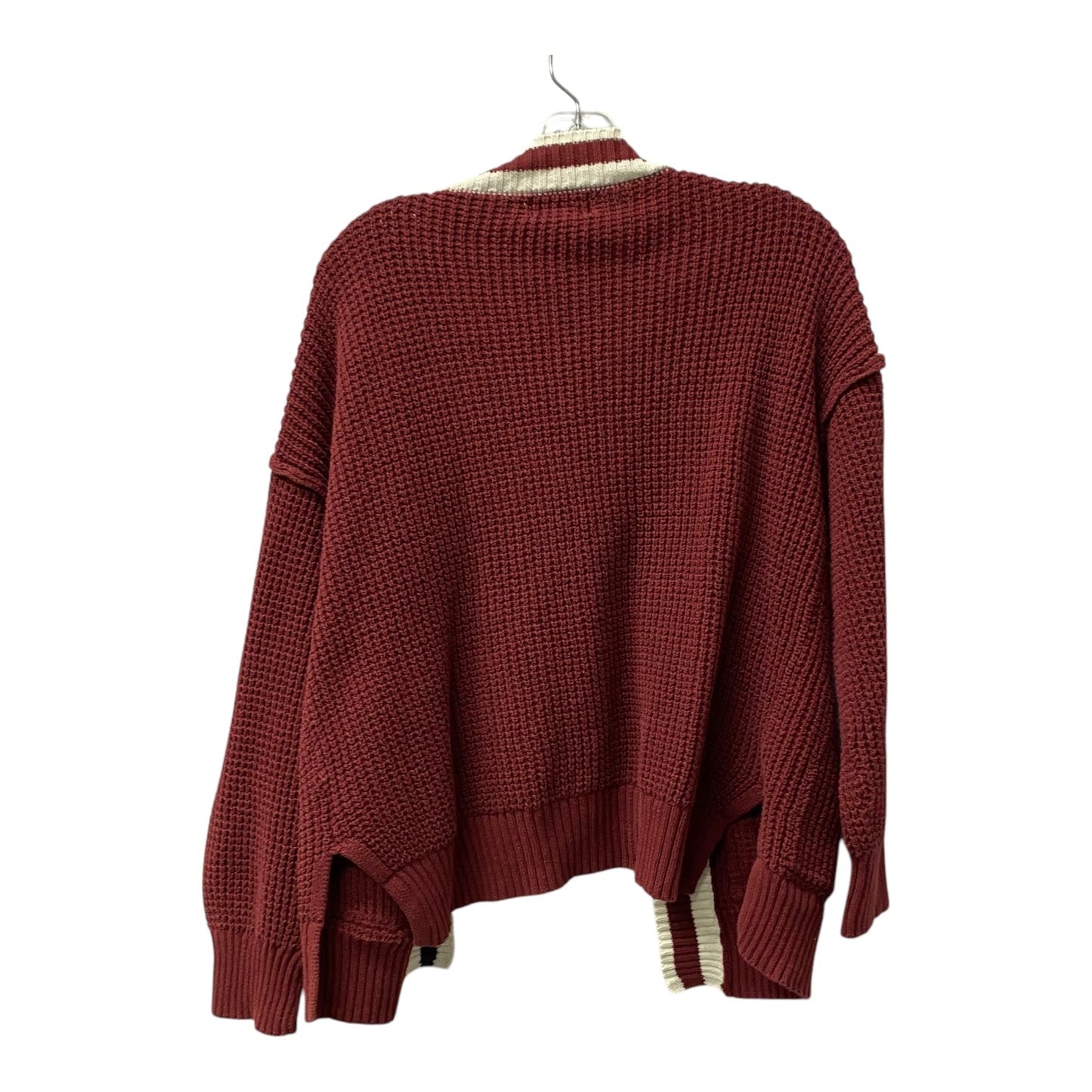 Sweater Cardigan By Universal Thread In Red, Size:S
