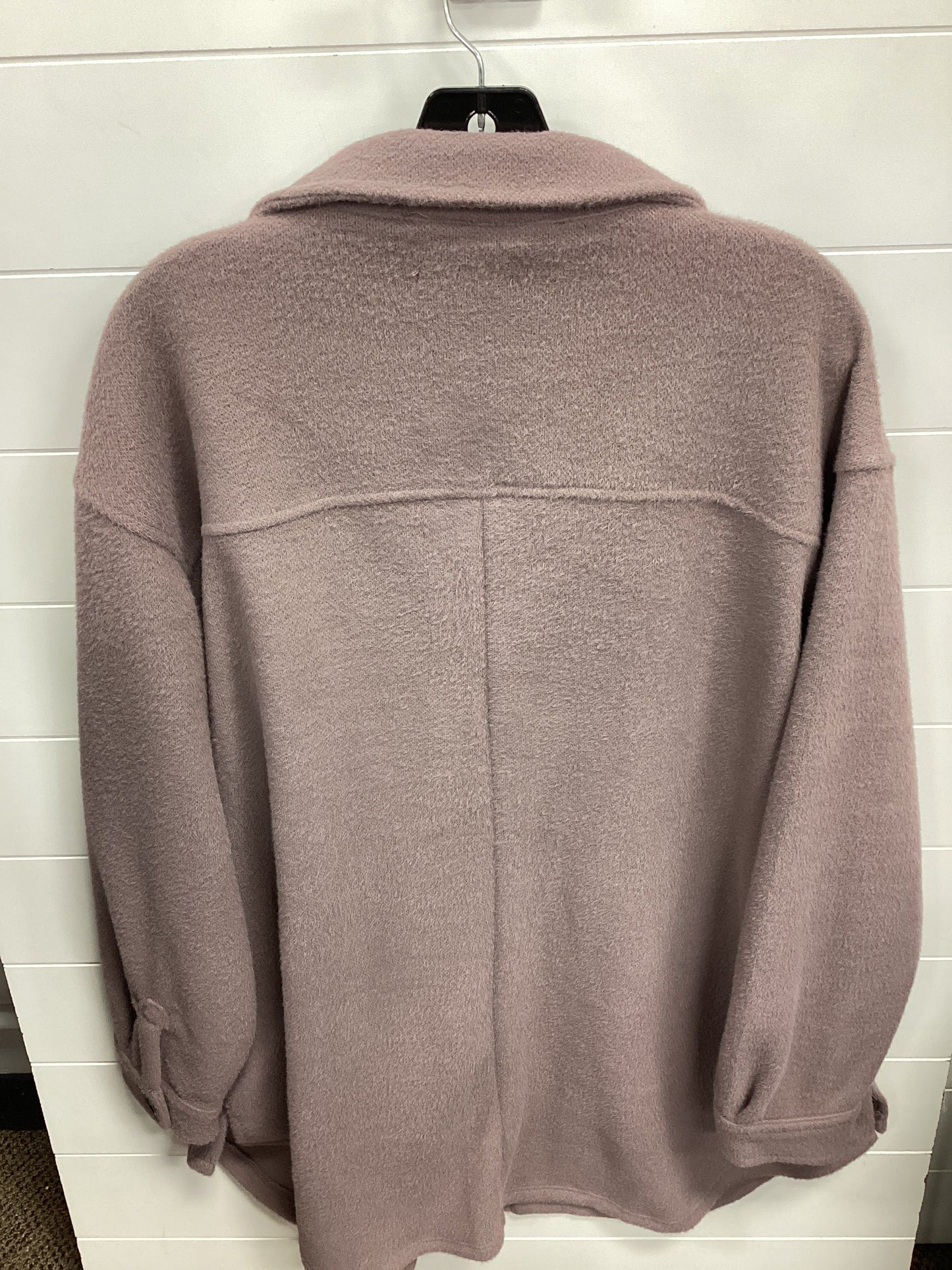 Jacket Fleece By Maurices In Mauve, Size:1X