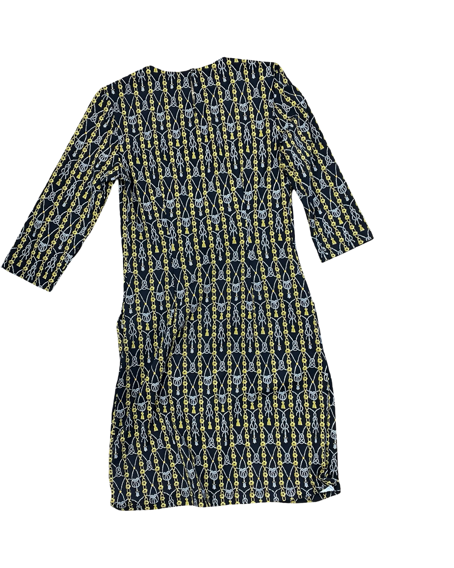 Dress Work By J Mclaughlin In Black & Yellow, Size:Xs