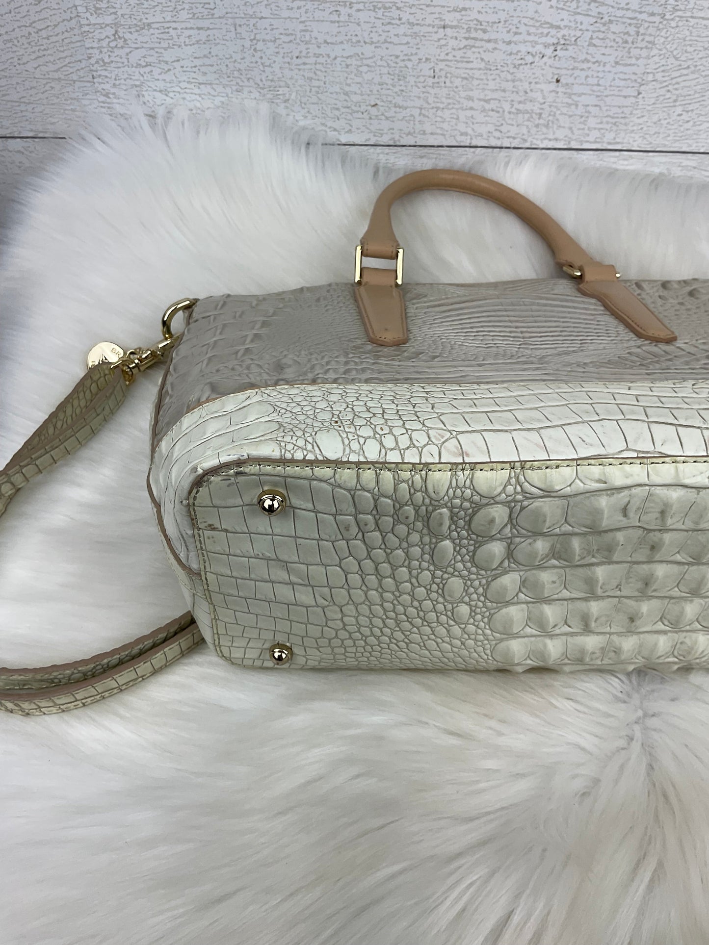 Handbag Designer By Brahmin, Size: Medium