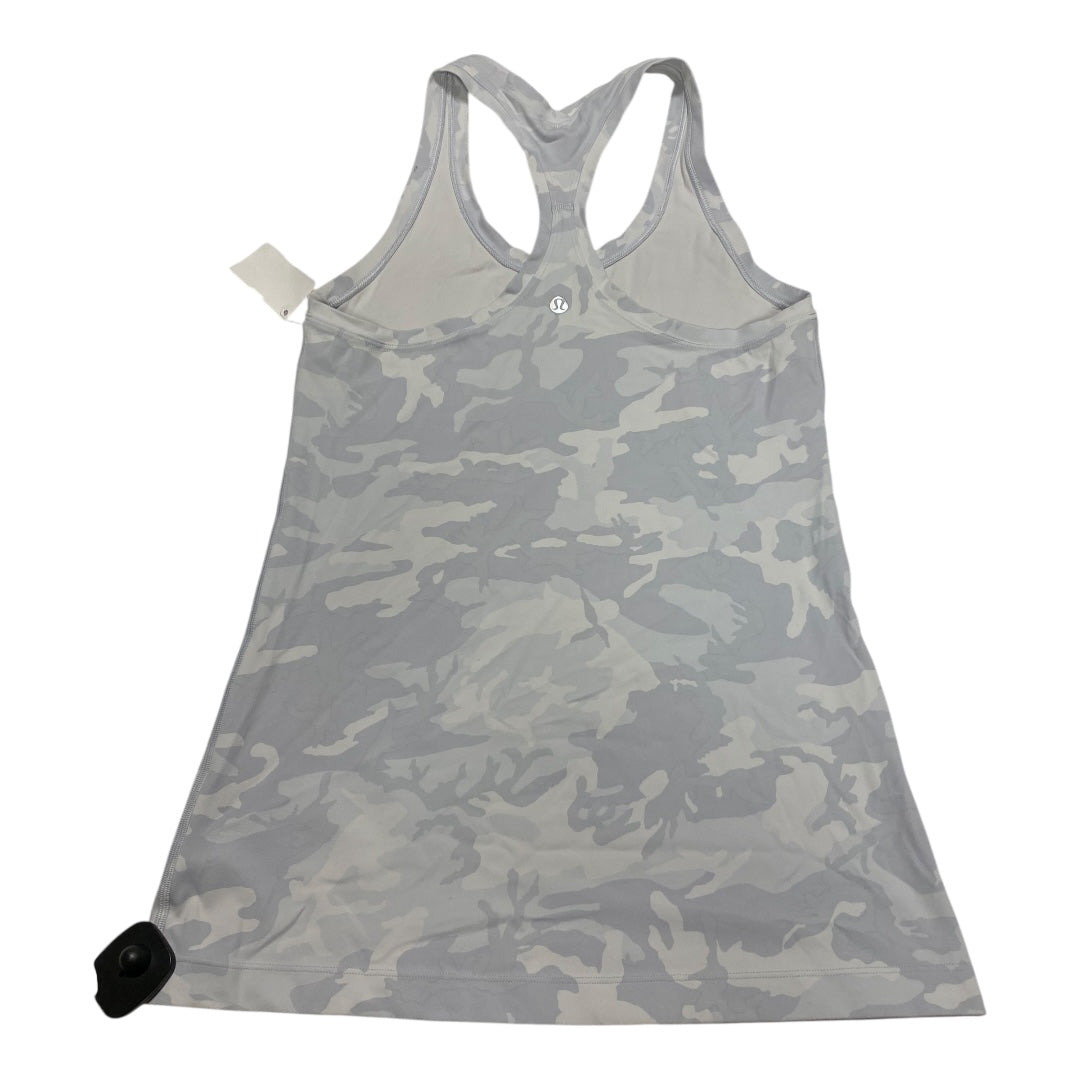 Athletic Tank Top By Lululemon In Grey, Size:M