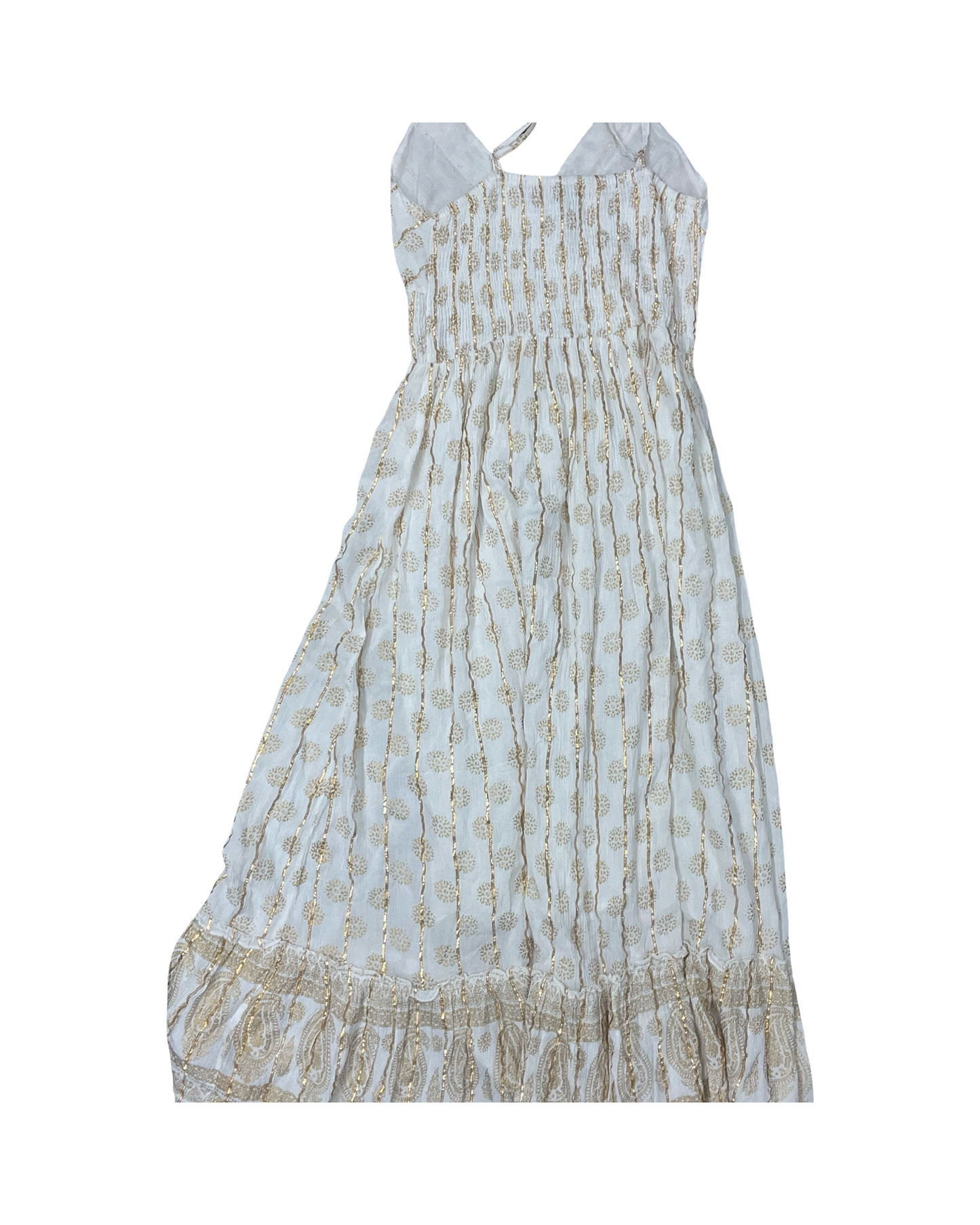 Dress Casual Maxi By Clothes Mentor In Cream, Size:M