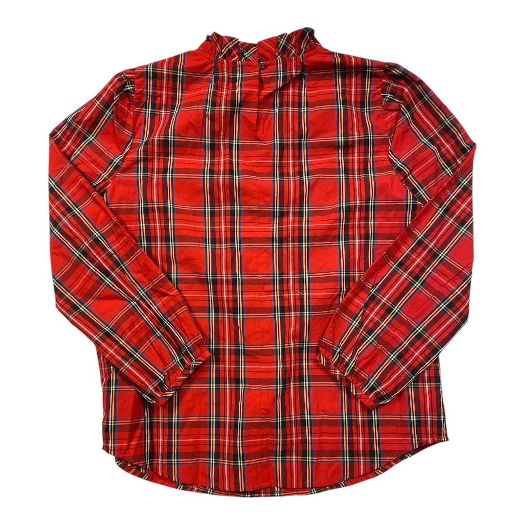 Top Ls By J. Crew In Plaid Pattern, Size:S