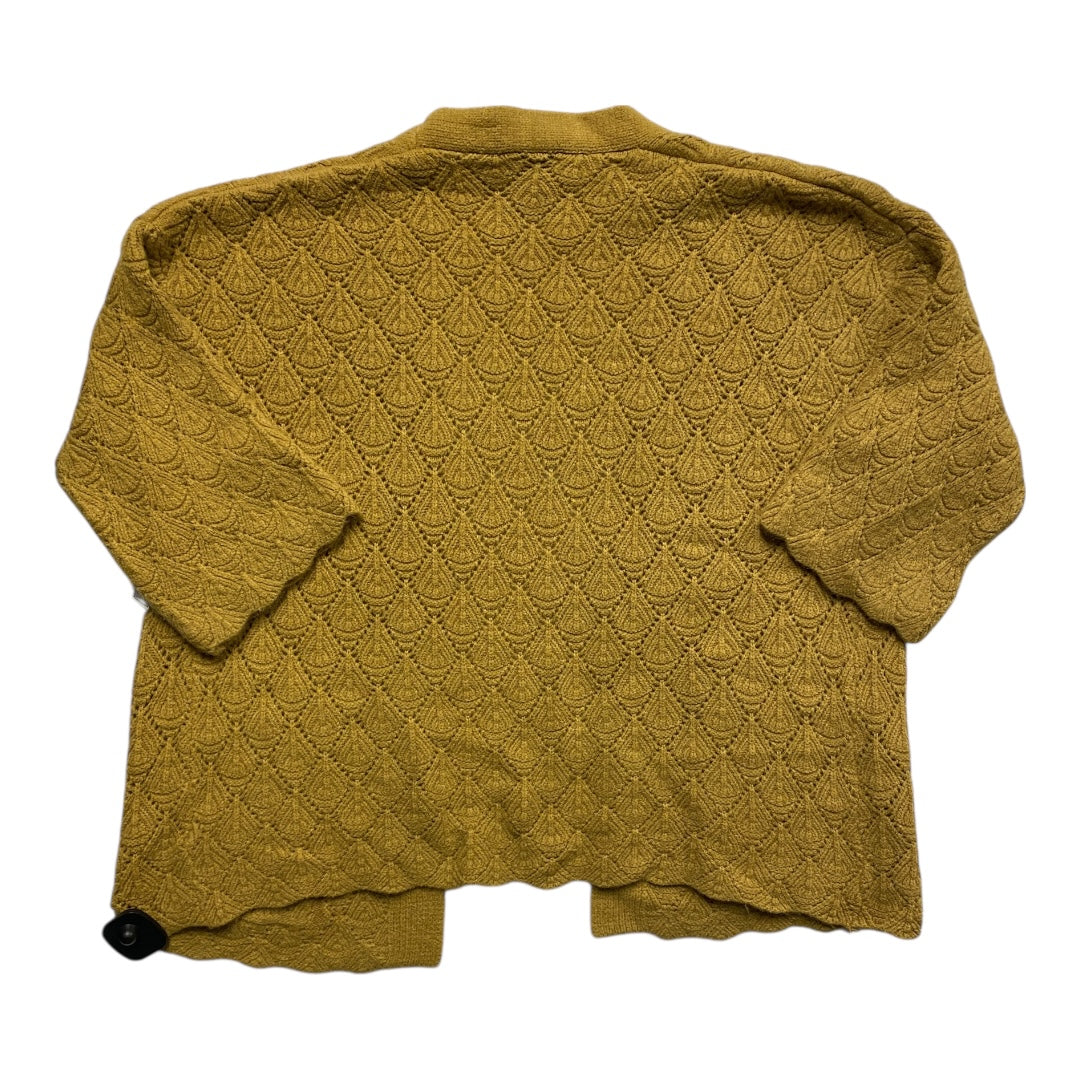 Sweater Cardigan By Coco And Carmen In Chartreuse, Size:S