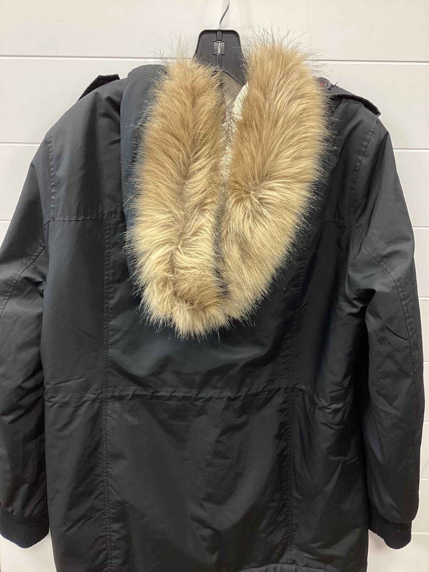 Coat Puffer & Quilted By Levis In Black, Size:Xl