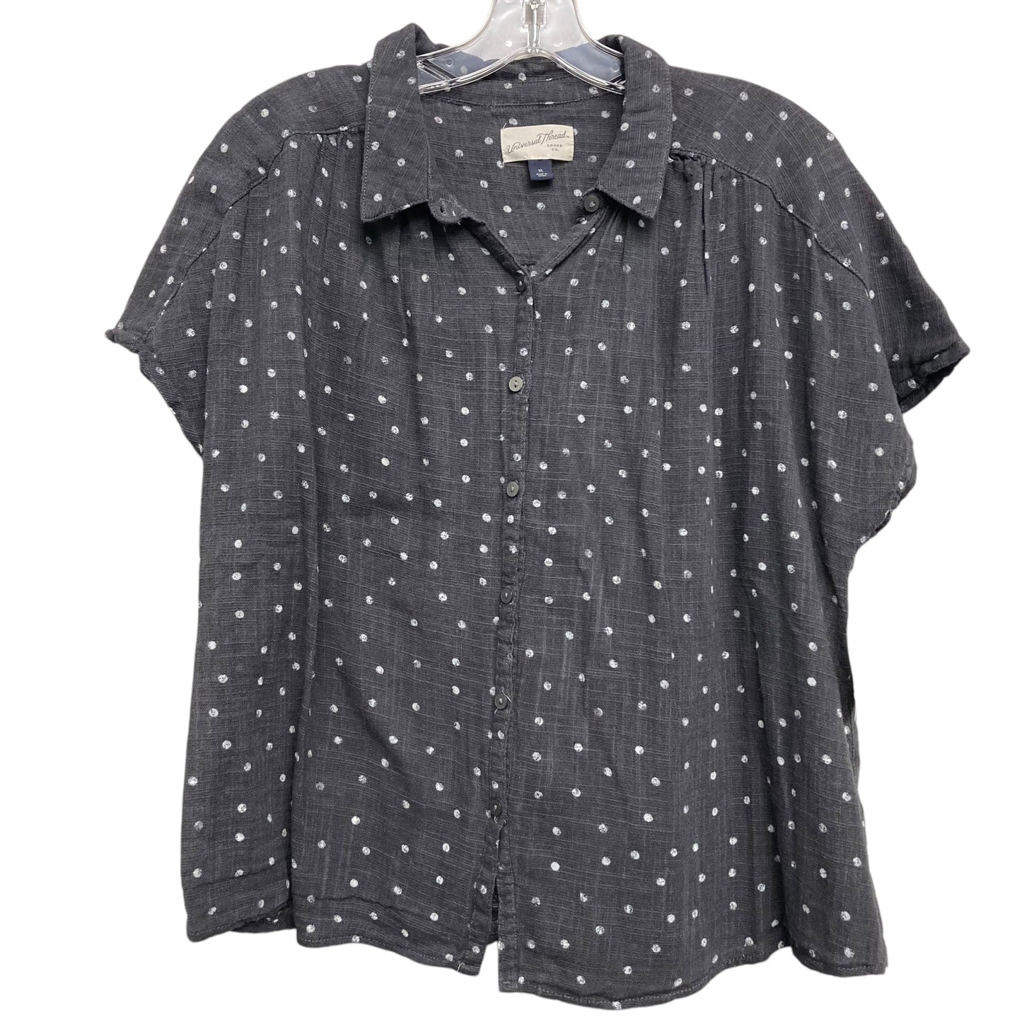 Top Sleeveless By Universal Thread In Polkadot Pattern, Size:Xl