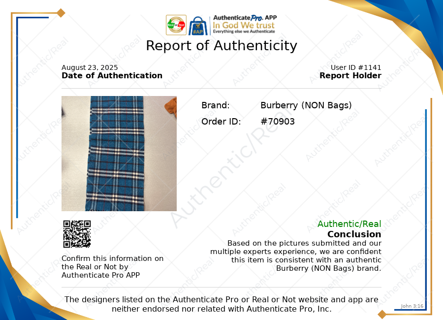 Scarf Luxury Designer By Burberry In Plaid Pattern