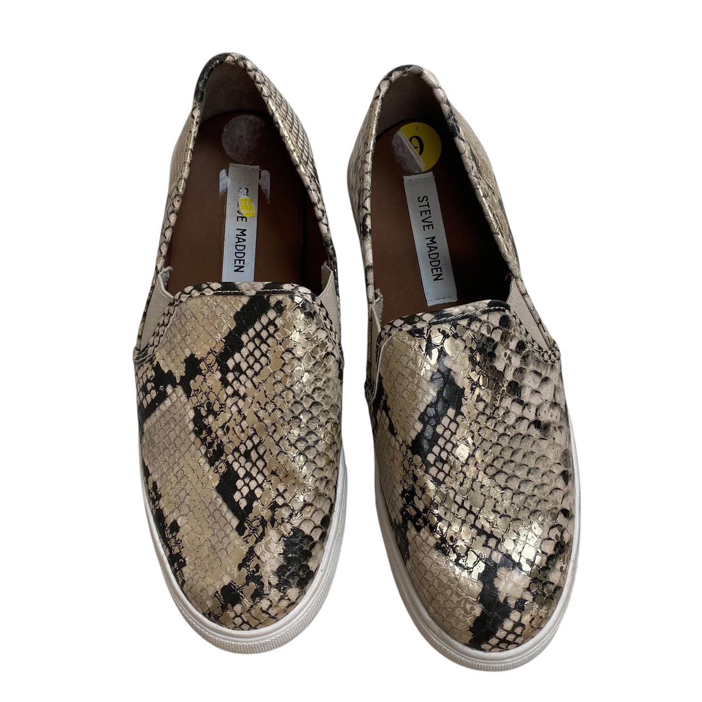 Shoes Flats By Steve Madden In Snakeskin Print, Size:9