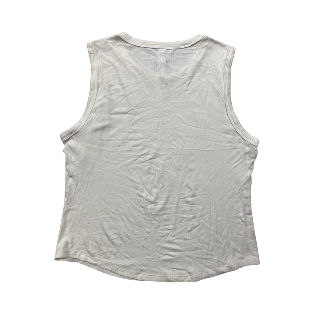 Athletic Tank Top By Lululemon In Ivory, Size:14