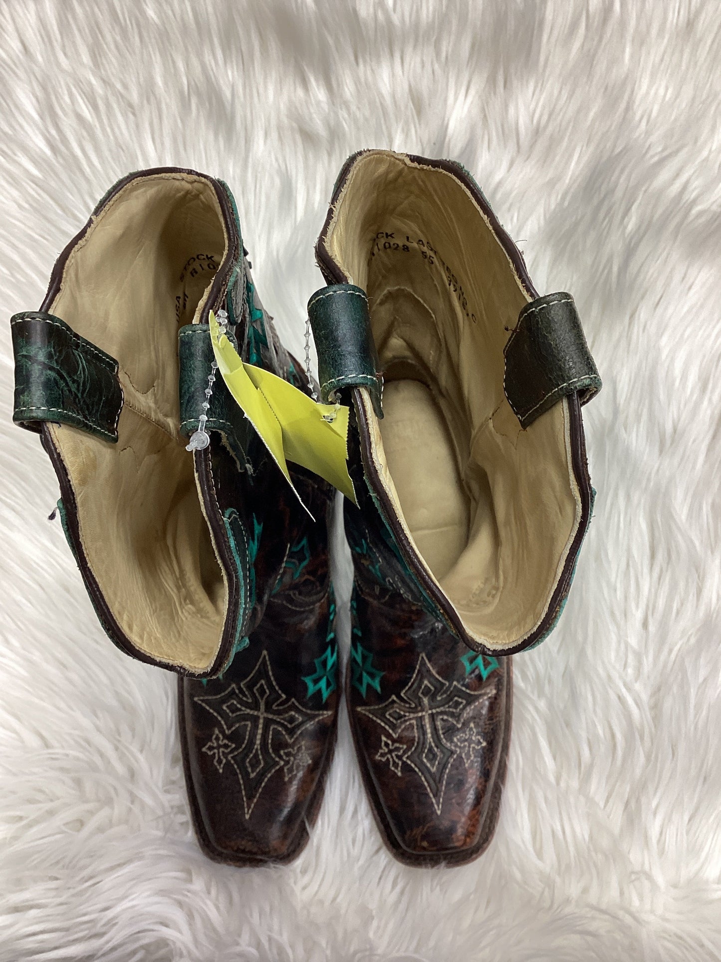 Boots Western By Corral In Brown, Size:7.5
