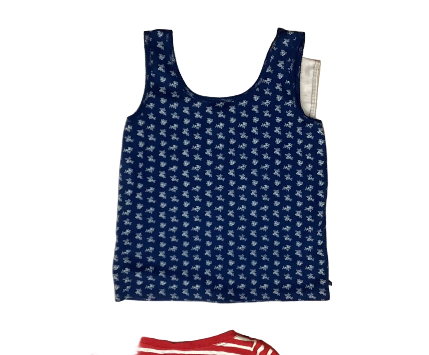 Top Sleeveless By Lauren By Ralph Lauren In Blue, Size:Xl