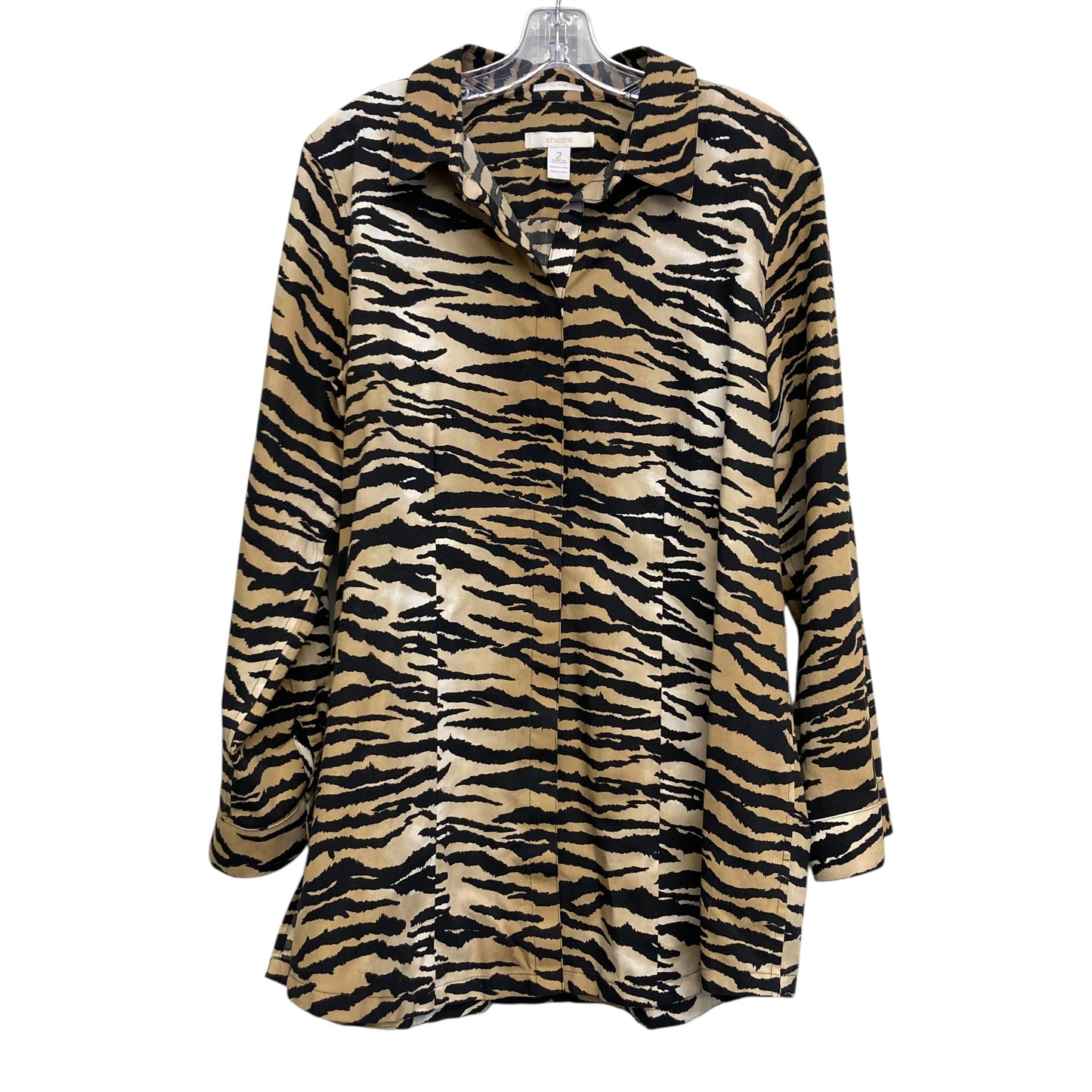 Top Ls By Chicos In Animal Print, Size:L