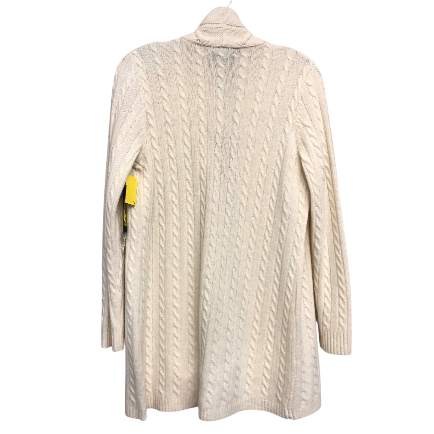 Sweater Cardigan By Ralph Lauren In Cream, Size:S