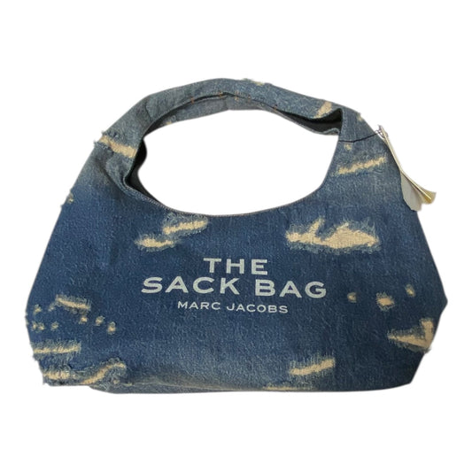 Handbag Designer By Marc Jacobs In Blue Denim, Size:Large
