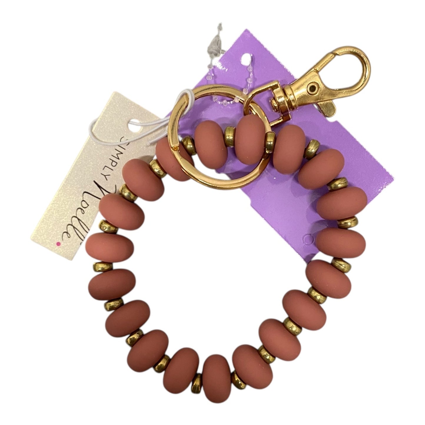Key Chain By Simply Noelle In Pink