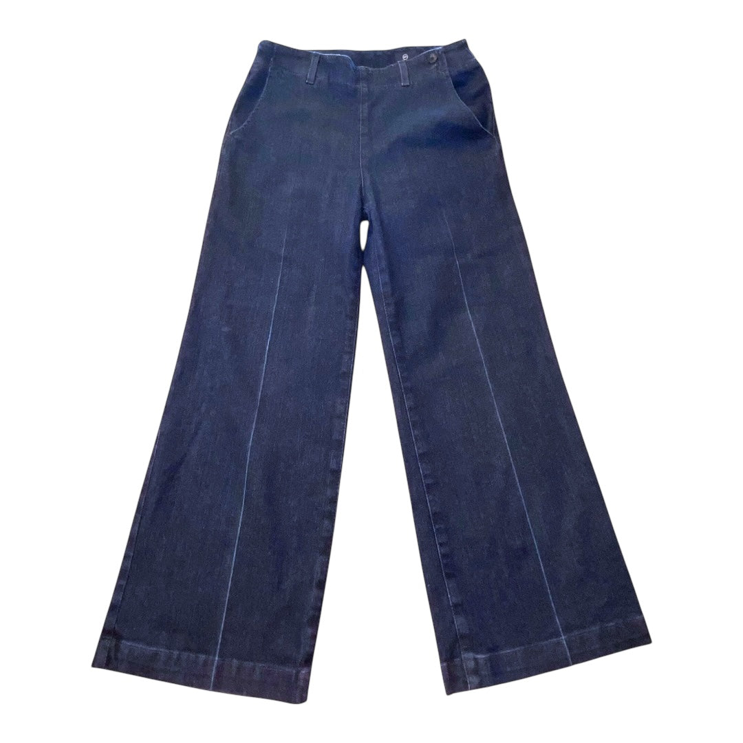 Jeans Cropped By Adriano Goldschmied In Blue Denim, Size:2