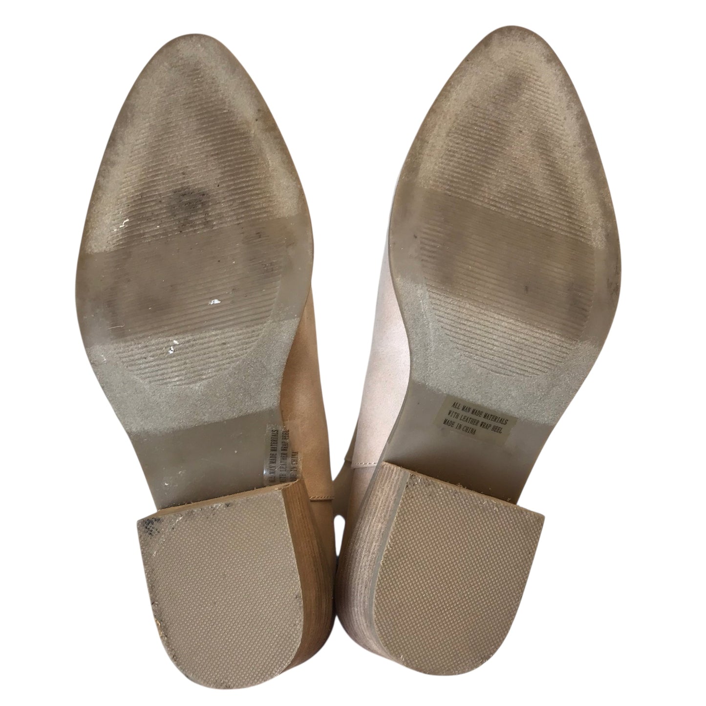 BOOTS ANKLE HEELS by DOLCE VITA in BEIGE, Size:8