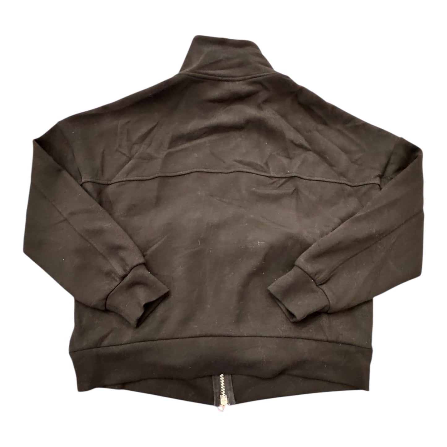 Athletic Zipped Up Sweatshirt By Varley In Black, Size:Xs (Oversized)