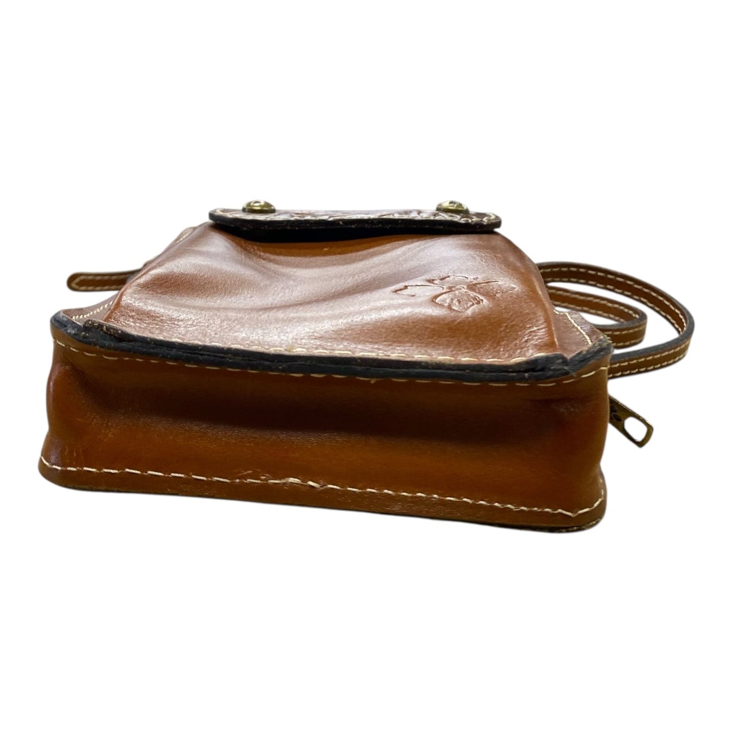 Crossbody Designer By Patricia Nash In Brown, Size:Small